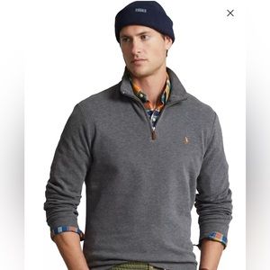 Ralph Lauren Estate-Rib 1/4 zip pullover - Large
